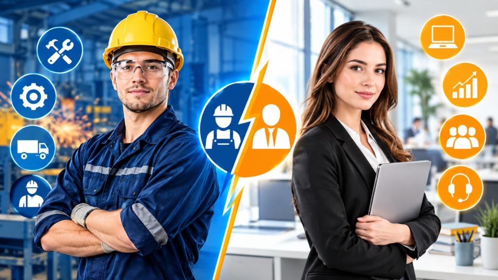 Blue Collar vs White Collar: What Actually Separates Them