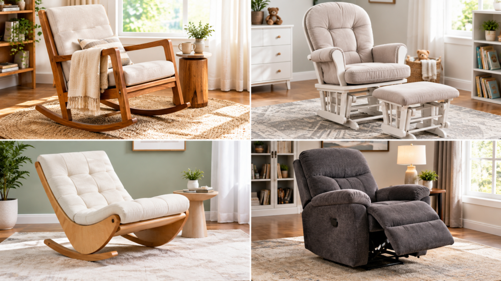 Rocker, Glider, Platform or Recliner: Which Type Fits?